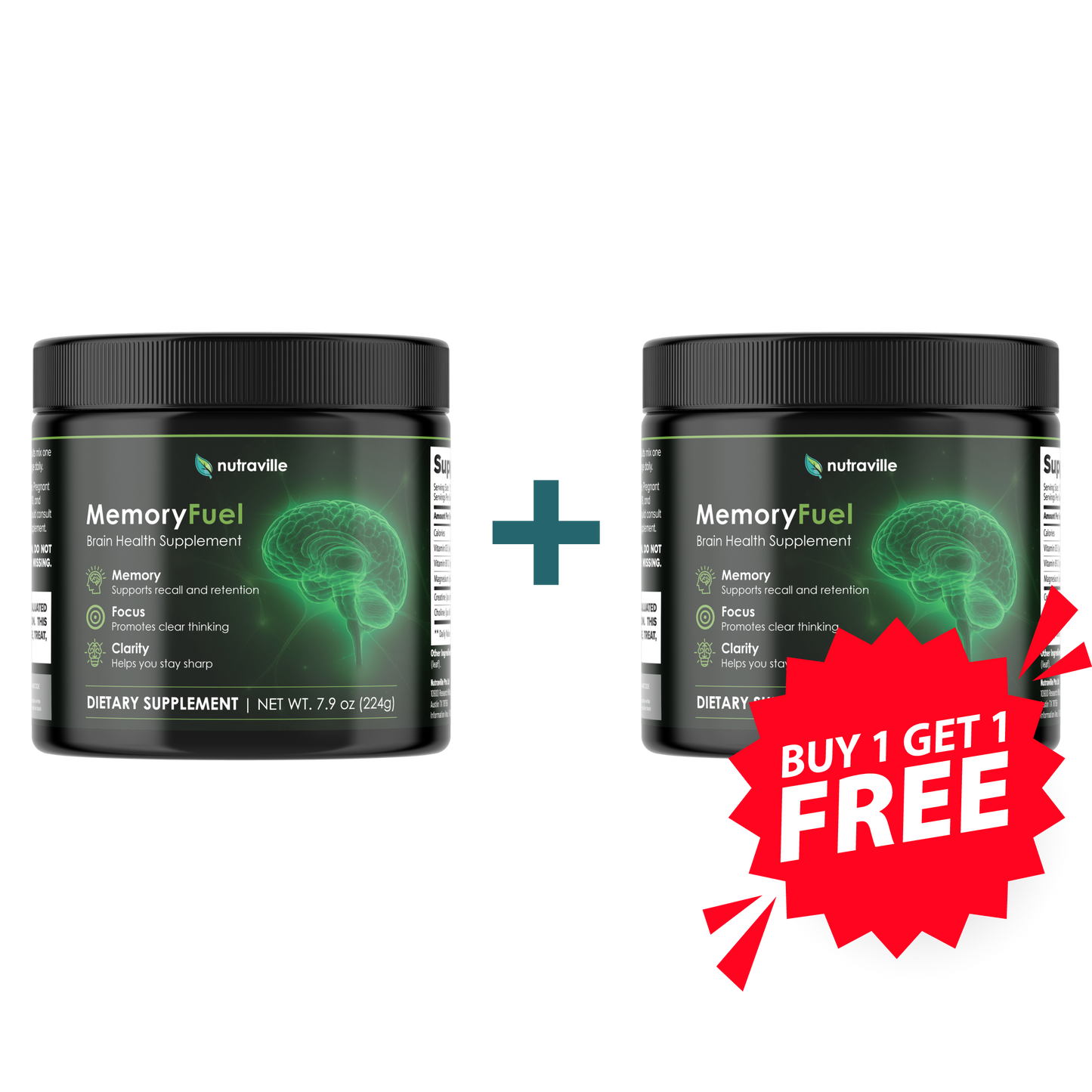 MemoryFuel – 2-Bottle Value Pack (Buy 1 Get 1 Free)