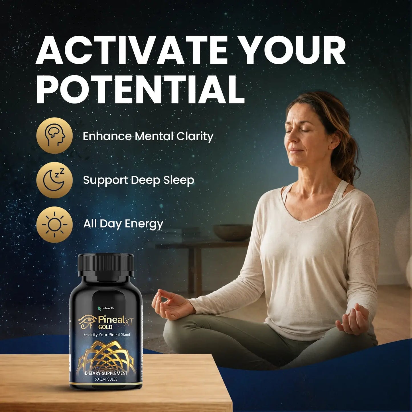Brand New Pineal XT Gold Double Strength