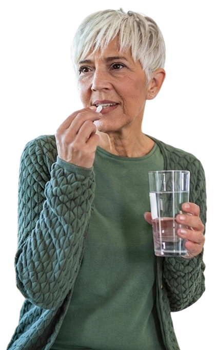lady-taking-pill