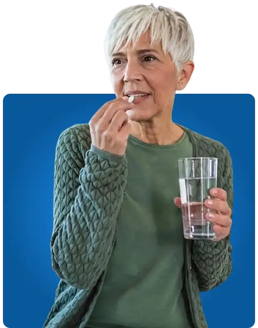 lady-taking-pill