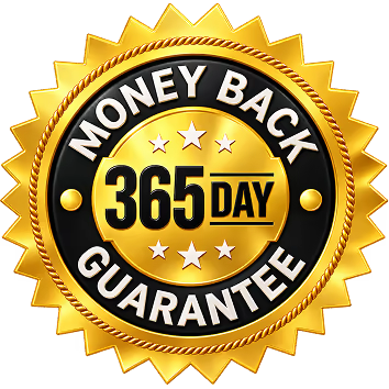365-day money back guarantee